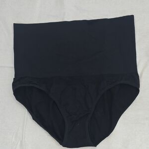 New! Shapermint Black High-Waisted Tummy Control Panties In Original Packaging!